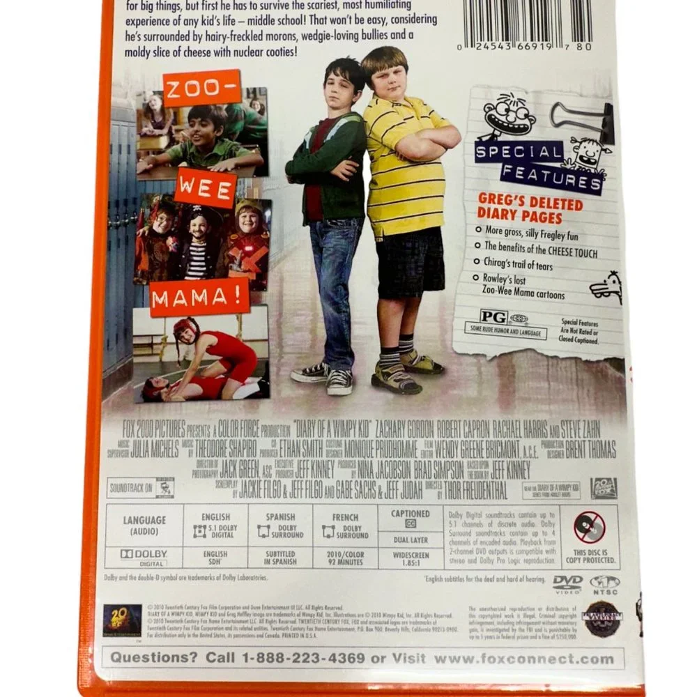 Diary Of A Wimpy Kid DVD - Picture 3 of 5